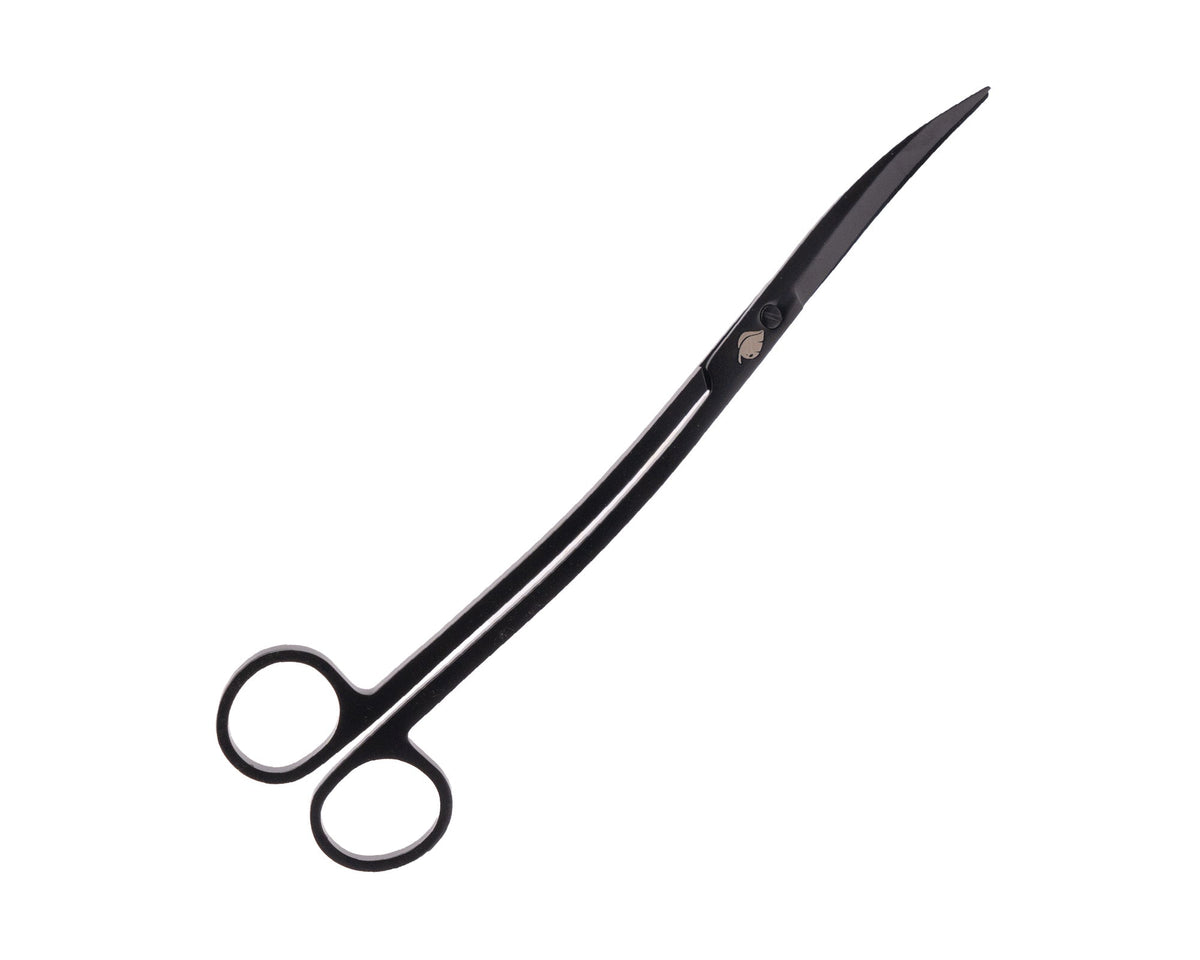 NatureHolic Scaping Scissors wave black - 25cm schwarze Pflanzenschere