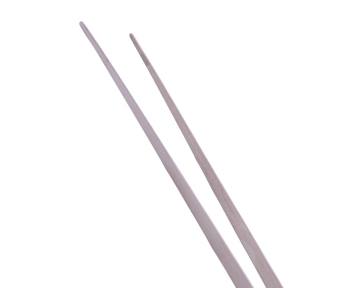 NatureHolic Scaping Tweezers straight silver - 48cm silberne Pflanzenpinzette