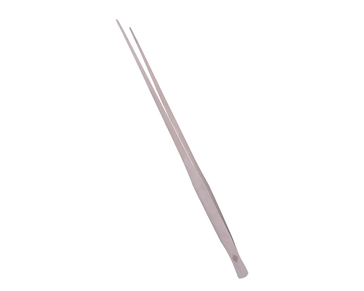 NatureHolic Scaping Tweezers straight silver - 48cm silberne Pflanzenpinzette