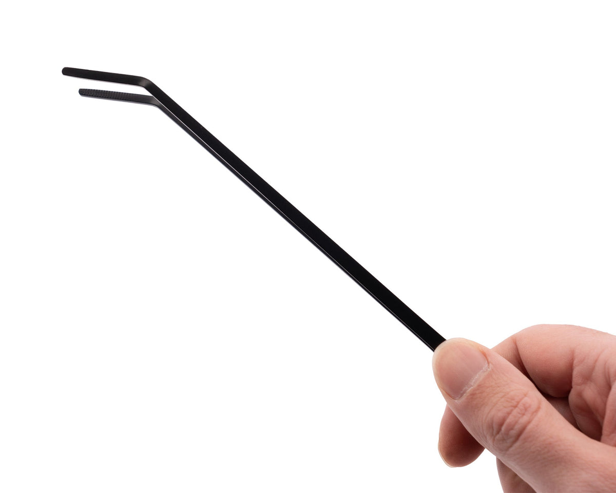Tweezers curved black