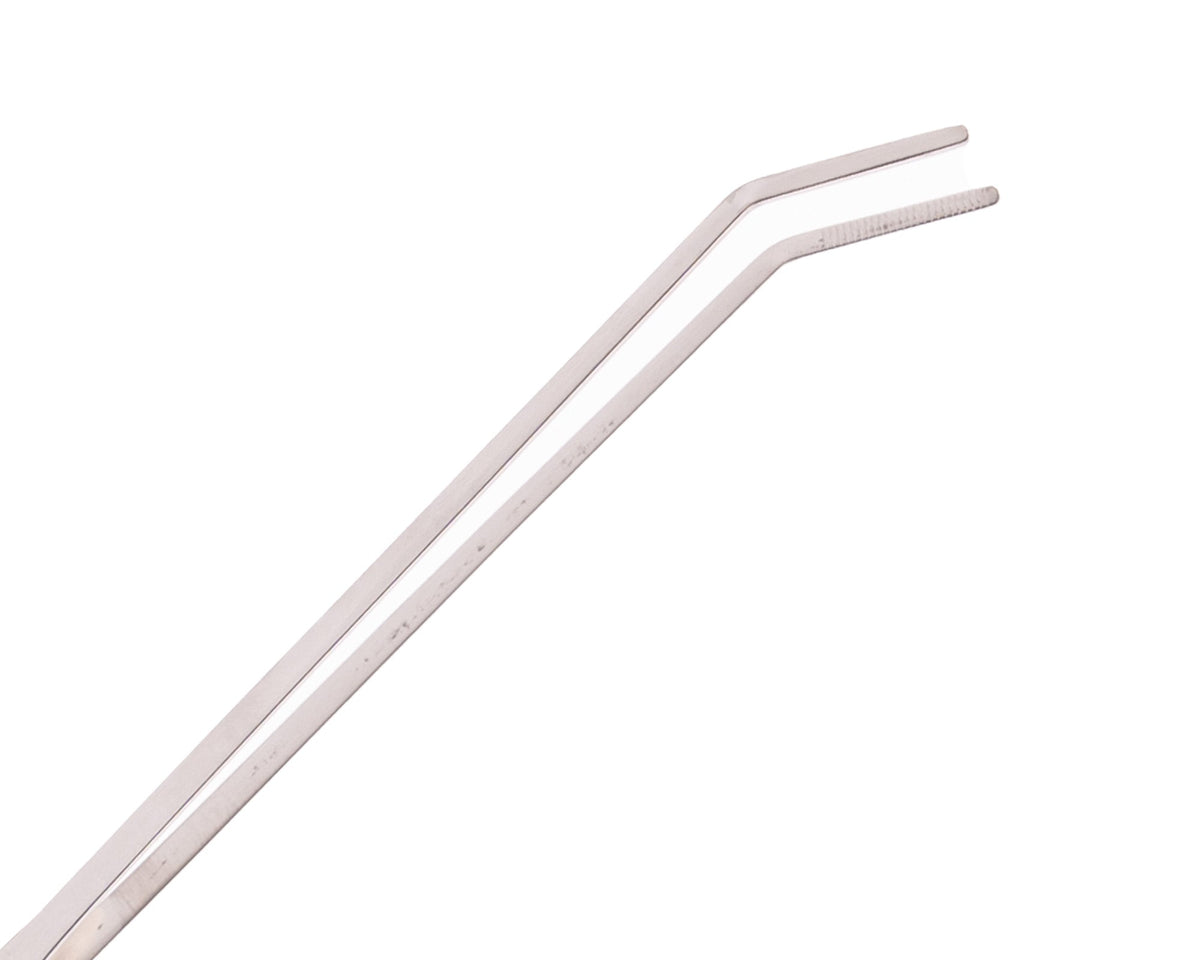 Tweezers curved silver