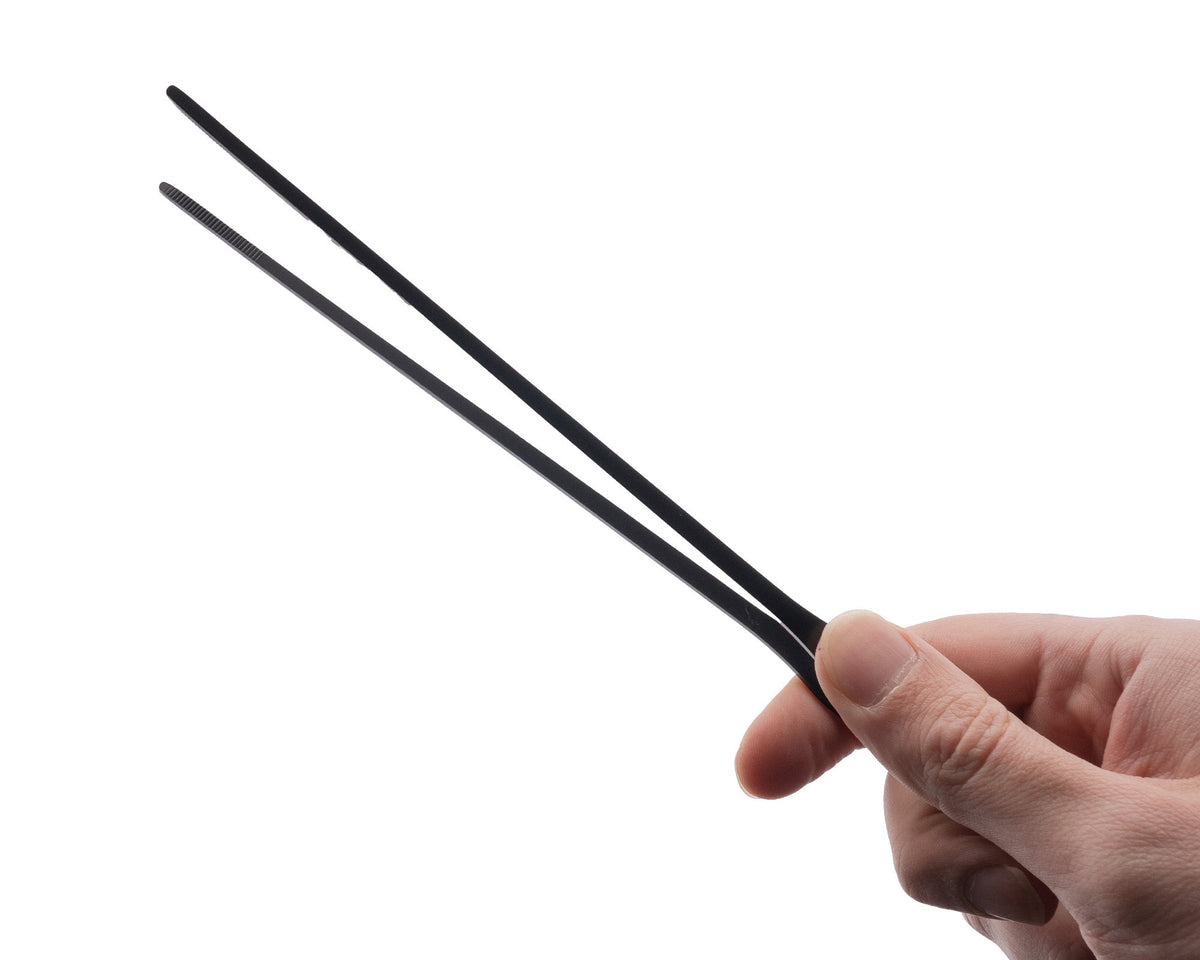 Tweezers straight black