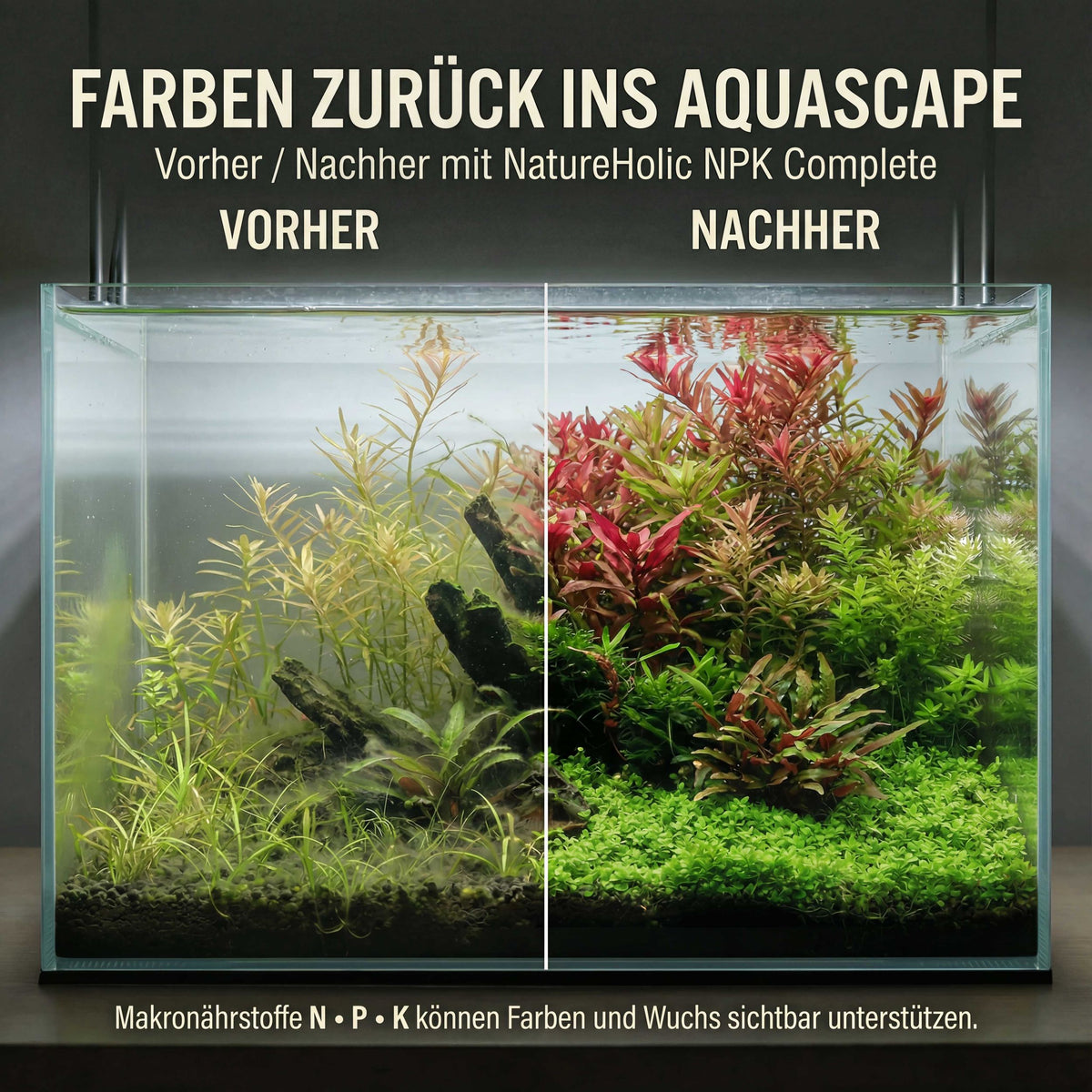 NatureHolic - NPK Complete - flüssiger Volldünger fürs Aquarium