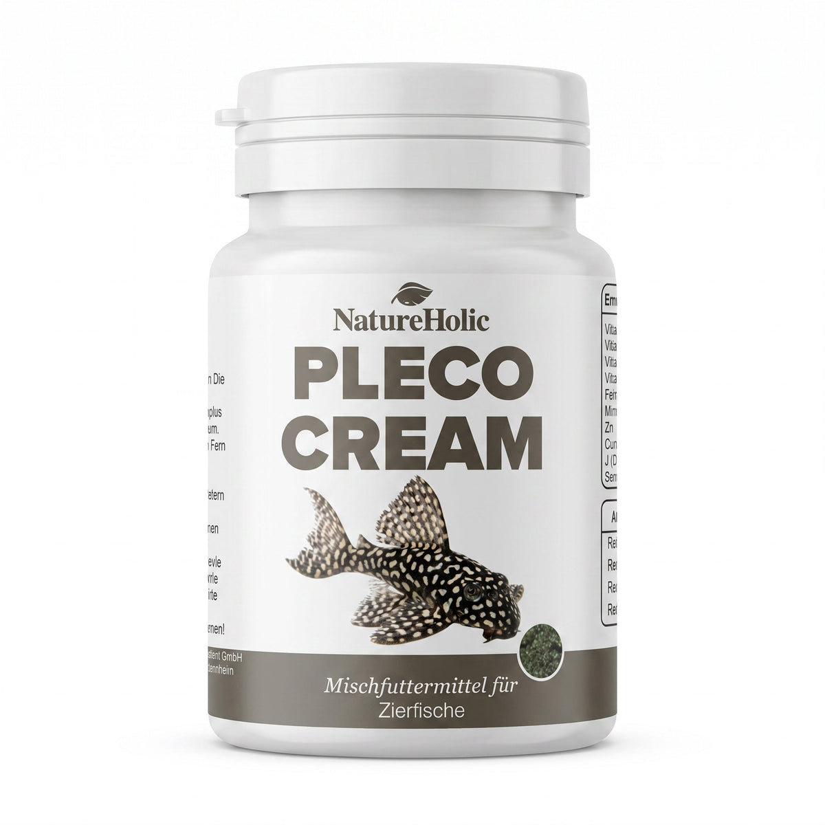 NatureHolic Pleco Cream - Futterpaste für Welse 100g