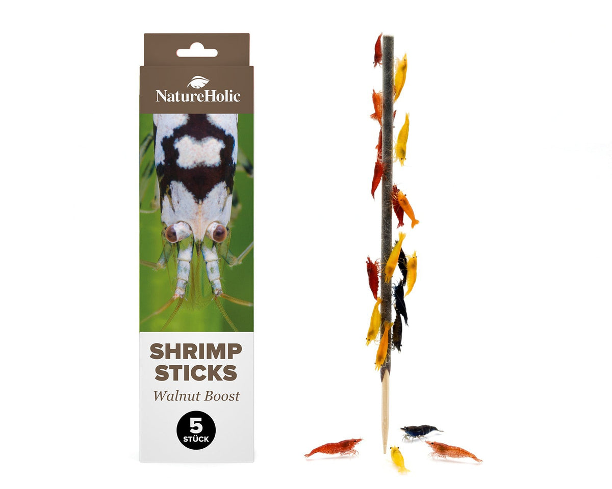 NatureHolic - Garnelen Lollies „Walnut Boost“ - 5 Lollis fürs Aquarium