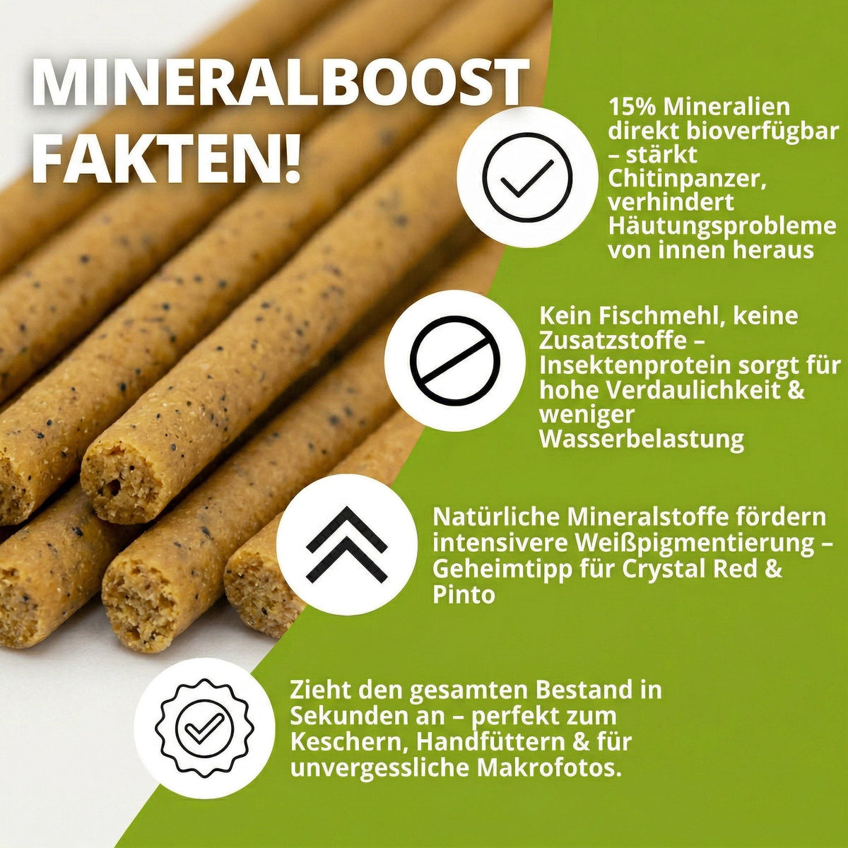 NatureHolic - Garnelen Lollies „MineralBoost“ - 5 Lollis fürs Aquarium