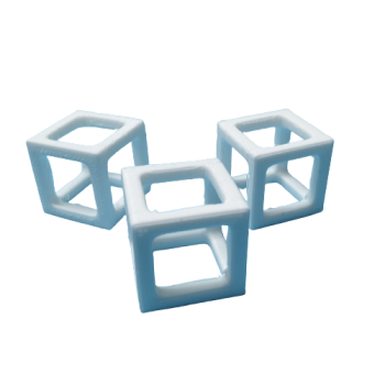 Shrimp-Cubes (weiß) - 3 Stück
