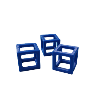 Shrimp-Cubes (blau) - 3 Stück