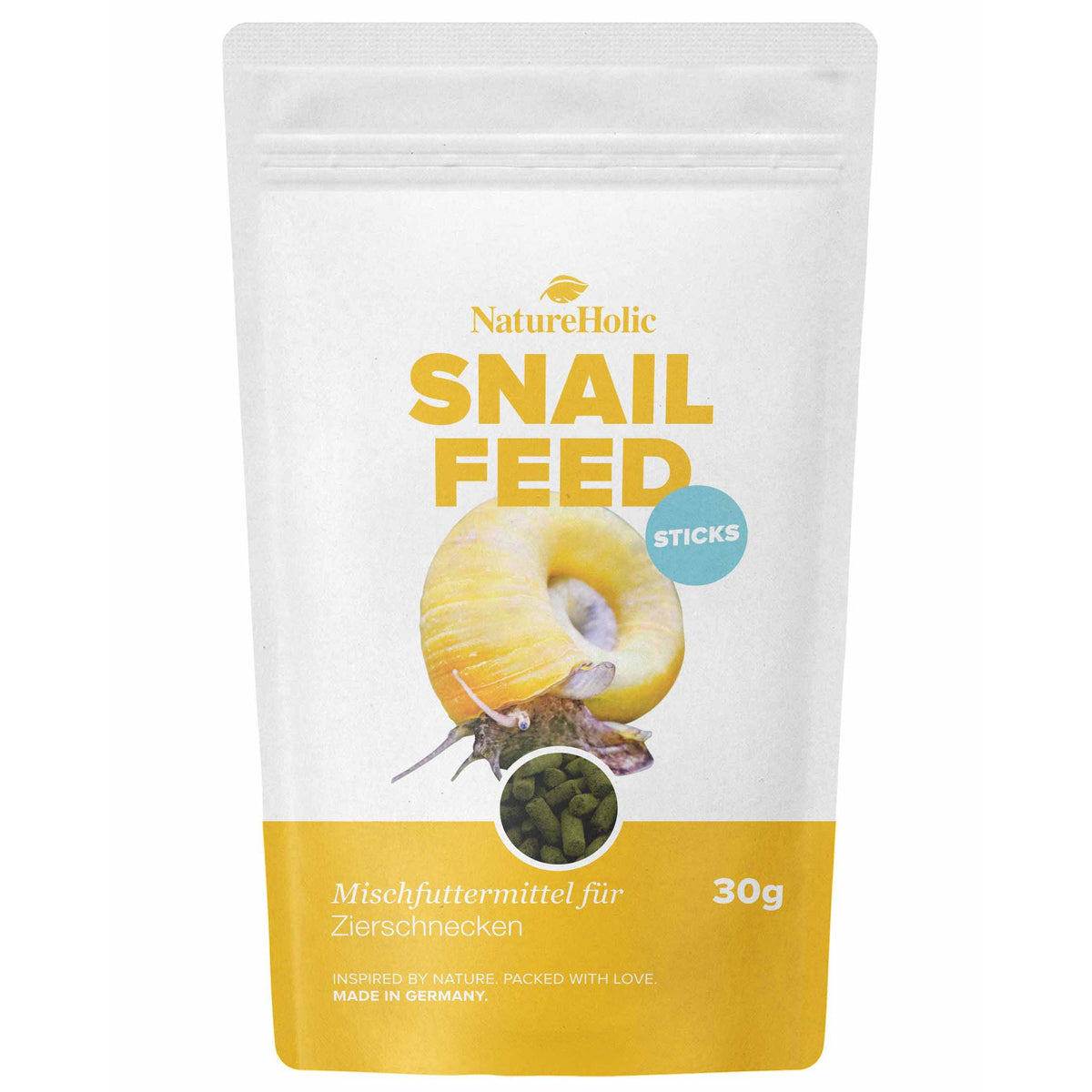 NatureHolic - Schneckenfeed Sticks - 30g - Snailfeed Sticks