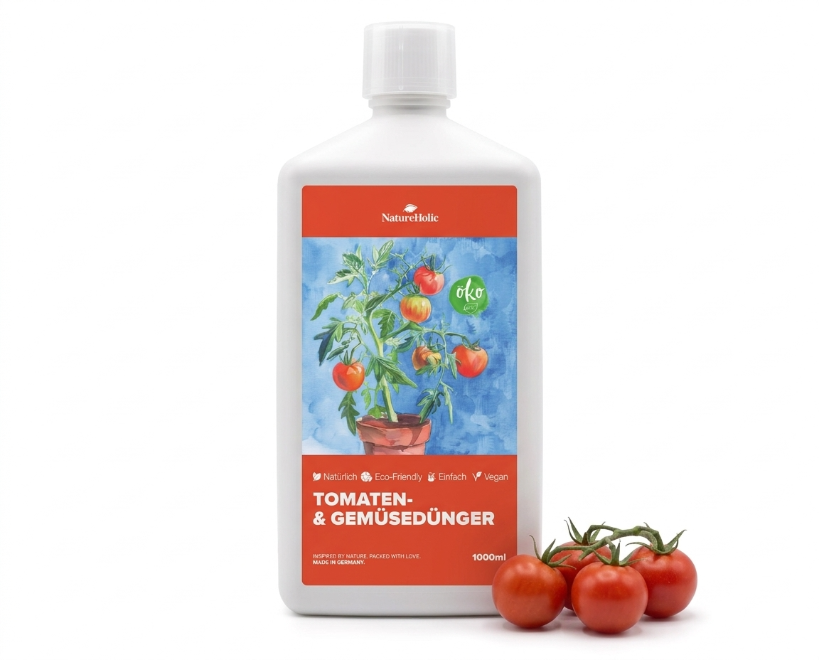 NatureHolic Tomaten- & Gemüsedünger - Gartendünger - 1000ml
