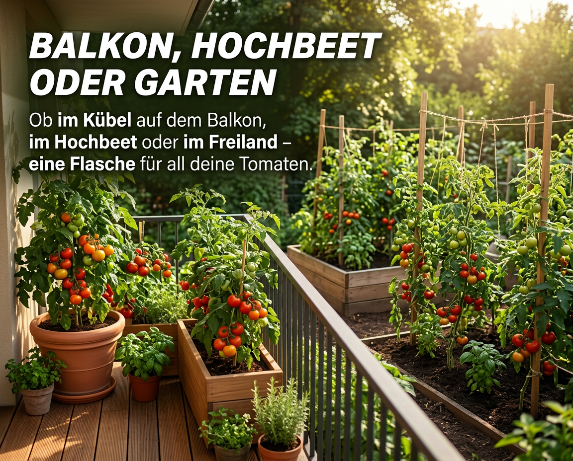 NatureHolic Tomaten- & Gemüsedünger - Gartendünger - 1000ml