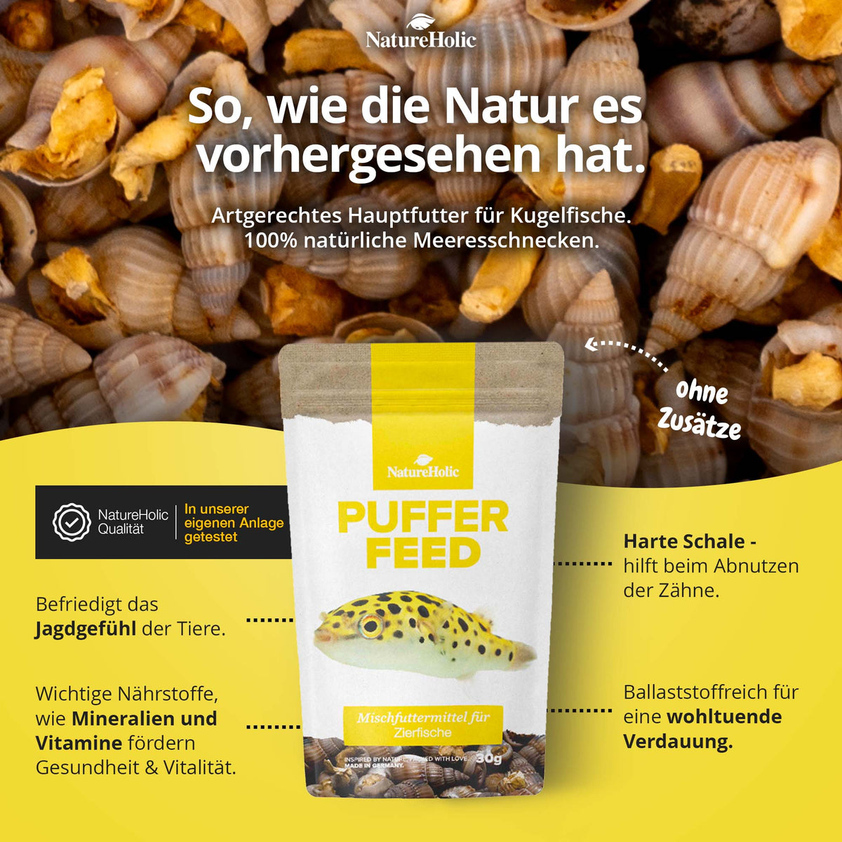 NatureHolic - Pufferfeed - 30g