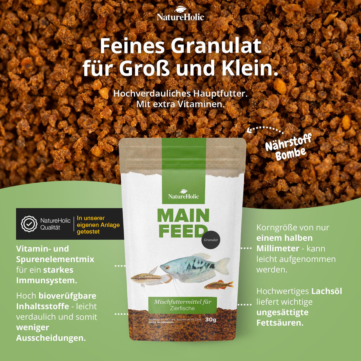 Hauptfeed "Granulat" Zierfische
