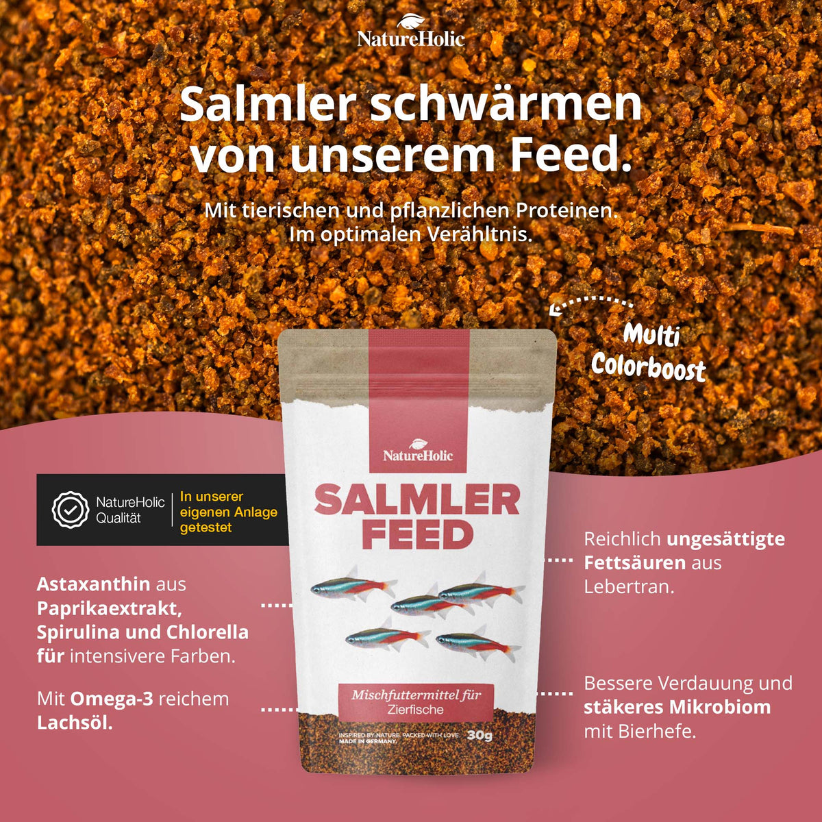NatureHolic - Salmlerfeed - 30g