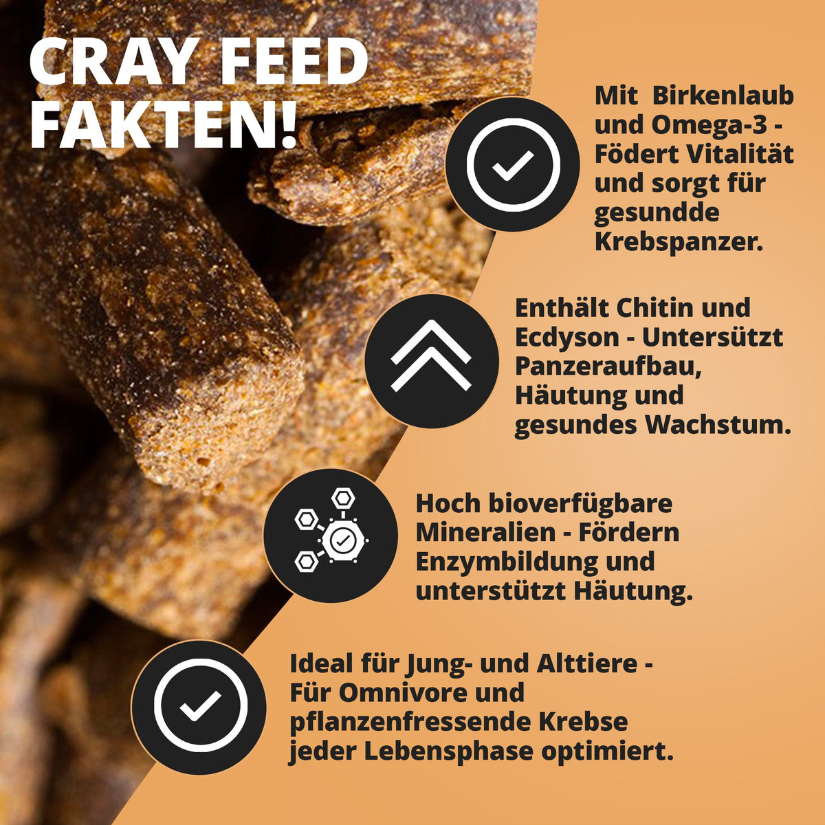 NatureHolic - Krebsfeed - Krebsfutter - 30g - Crayfeed