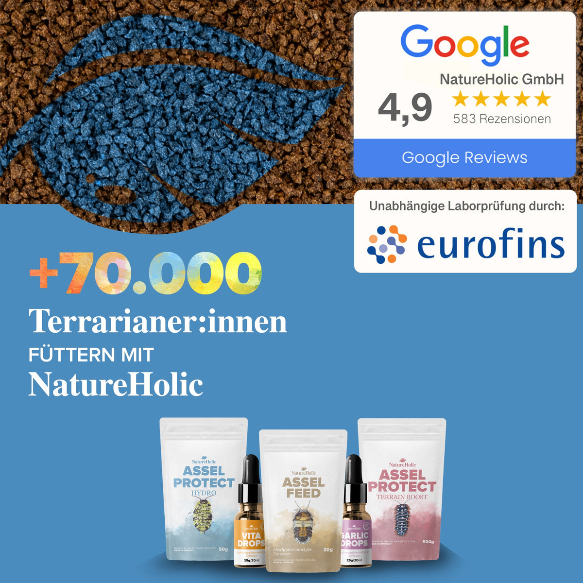 NatureHolic AsselFeed - Assel Futter