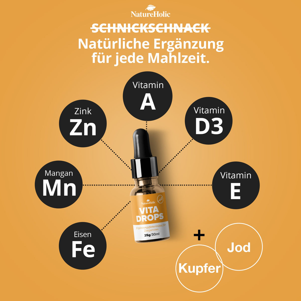 NatureHolic Vita Drops Shrimp - 30ml Garnelenfutter Zusatz für mehr Vitalität