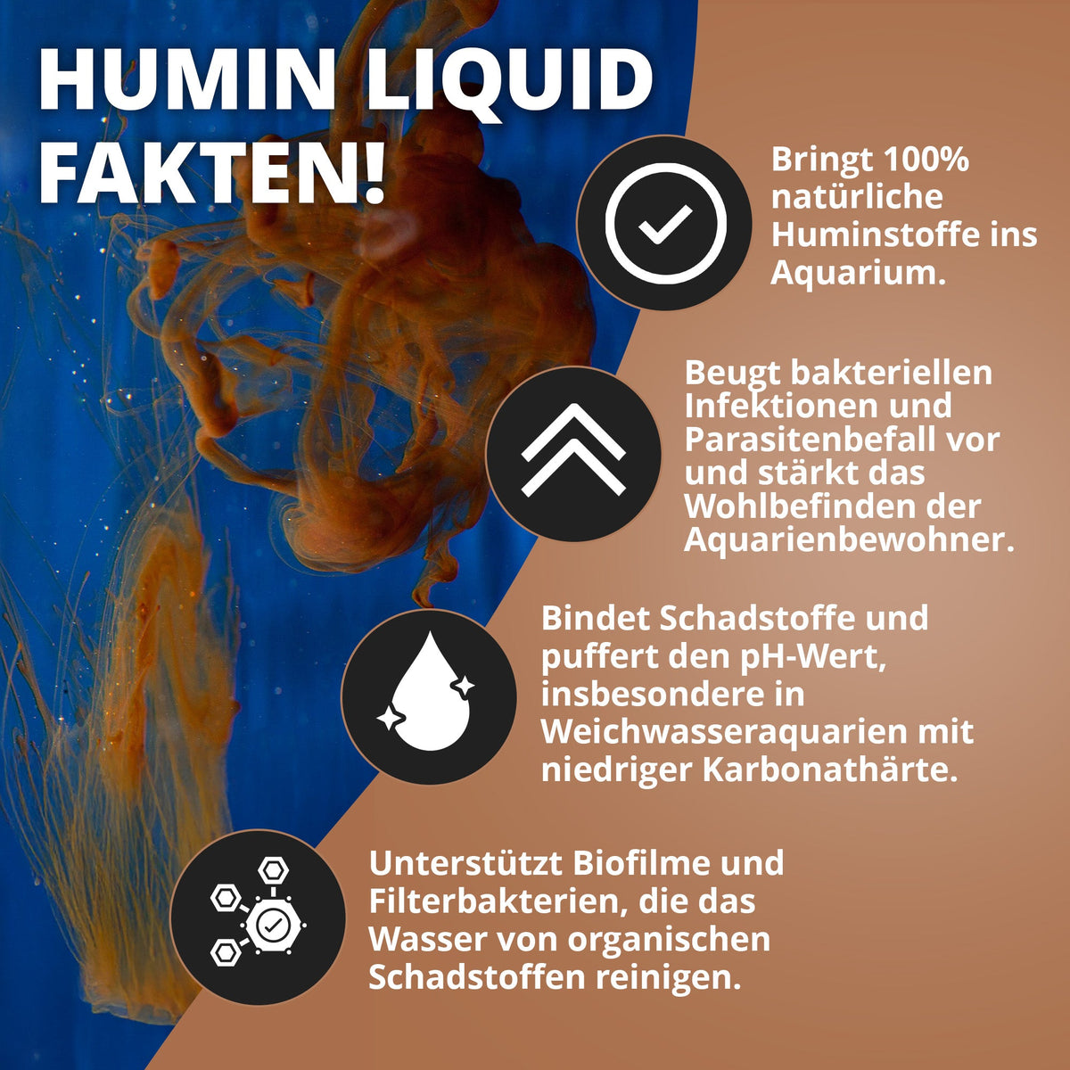 NatureHolic - Crusta Humin Liquid - 125ml / Wertvolle Huminstoffe für dein Aquarium