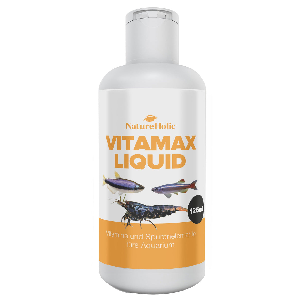 NatureHolic - VitaMax Liquid - 125ml - Vitaminkur fördert Vitalität, Wohlbefinden und Farbpracht