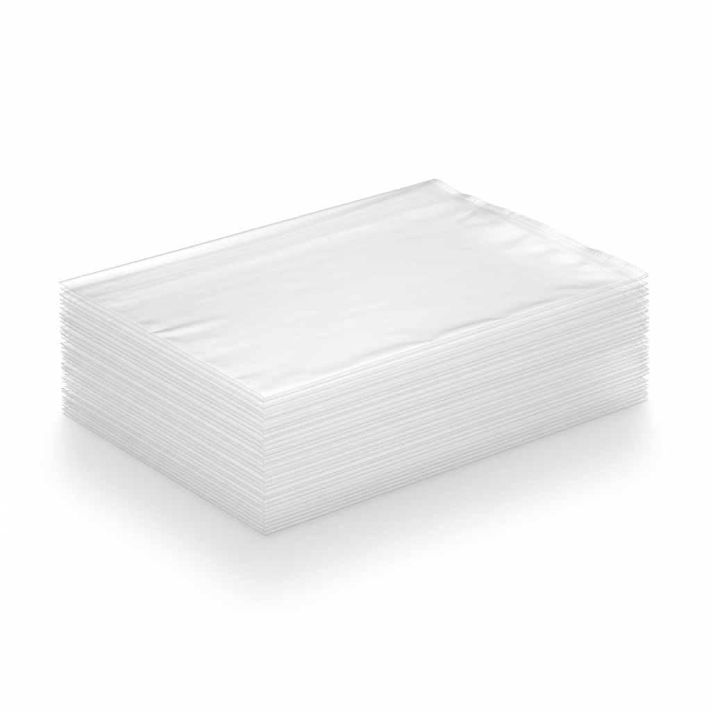 ca.180 x 400 x 0,06 mm	100 Stück   70 - Transporttüten, Pflegemittel
 