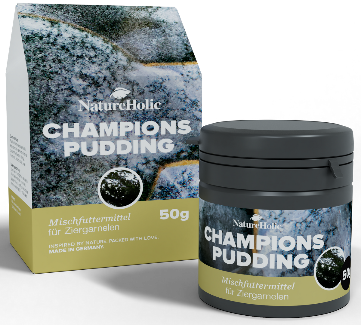 NatureHolic Champions Pudding – Premium-Garnelenfutter 50 ml