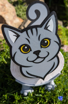 BKH Britisch Kurzhaar Toicat Toilettenpapierhalter