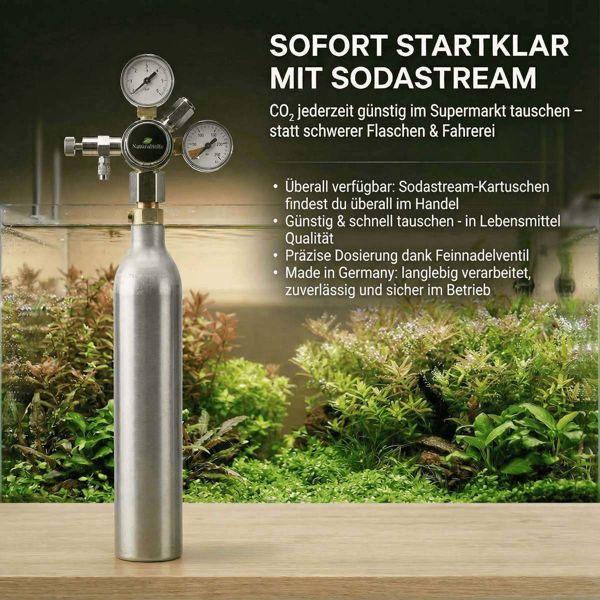 Sodastream CO2 Druckminderer