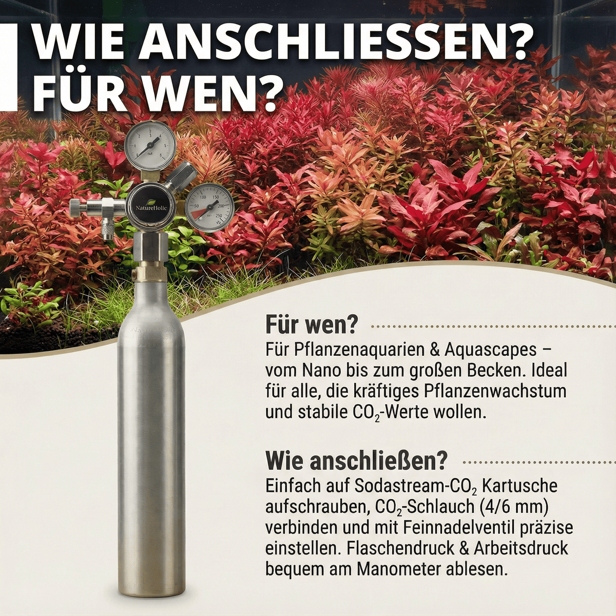 Sodastream CO2 Druckminderer