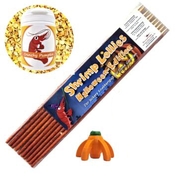 Shrimp-Tastic Halloween-Set – Shrimp-Lollies, Halter ; Crunchy Pumpkin