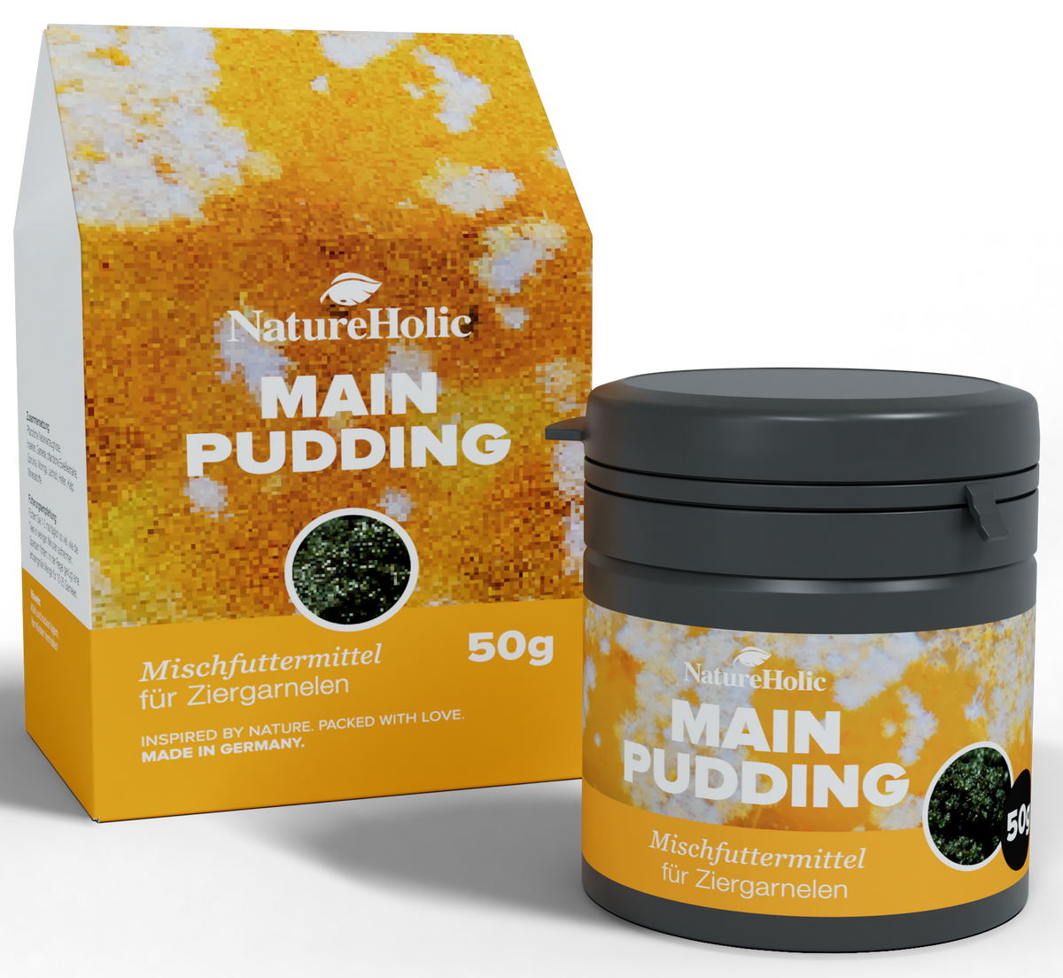 NatureHolic MainPudding – Premium Garnelenfutter – 30 g / 50 ml