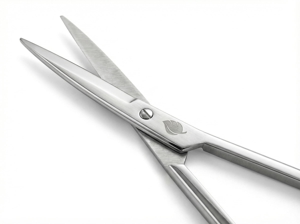 NatureHolic Scaping Scissors straight silver - 30cm silberne Pflanzenschere
