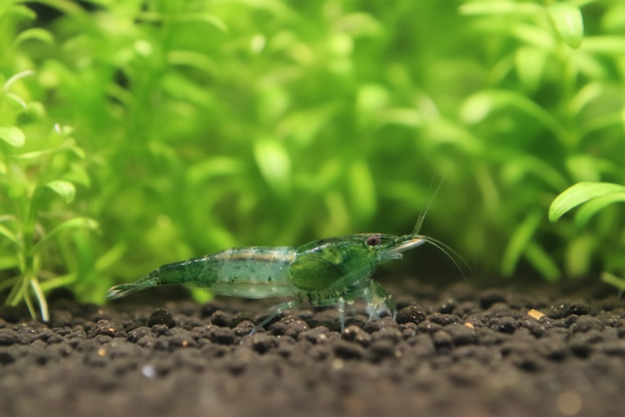 Zwerggarnele "Rili Green" - Neocaridina davidi