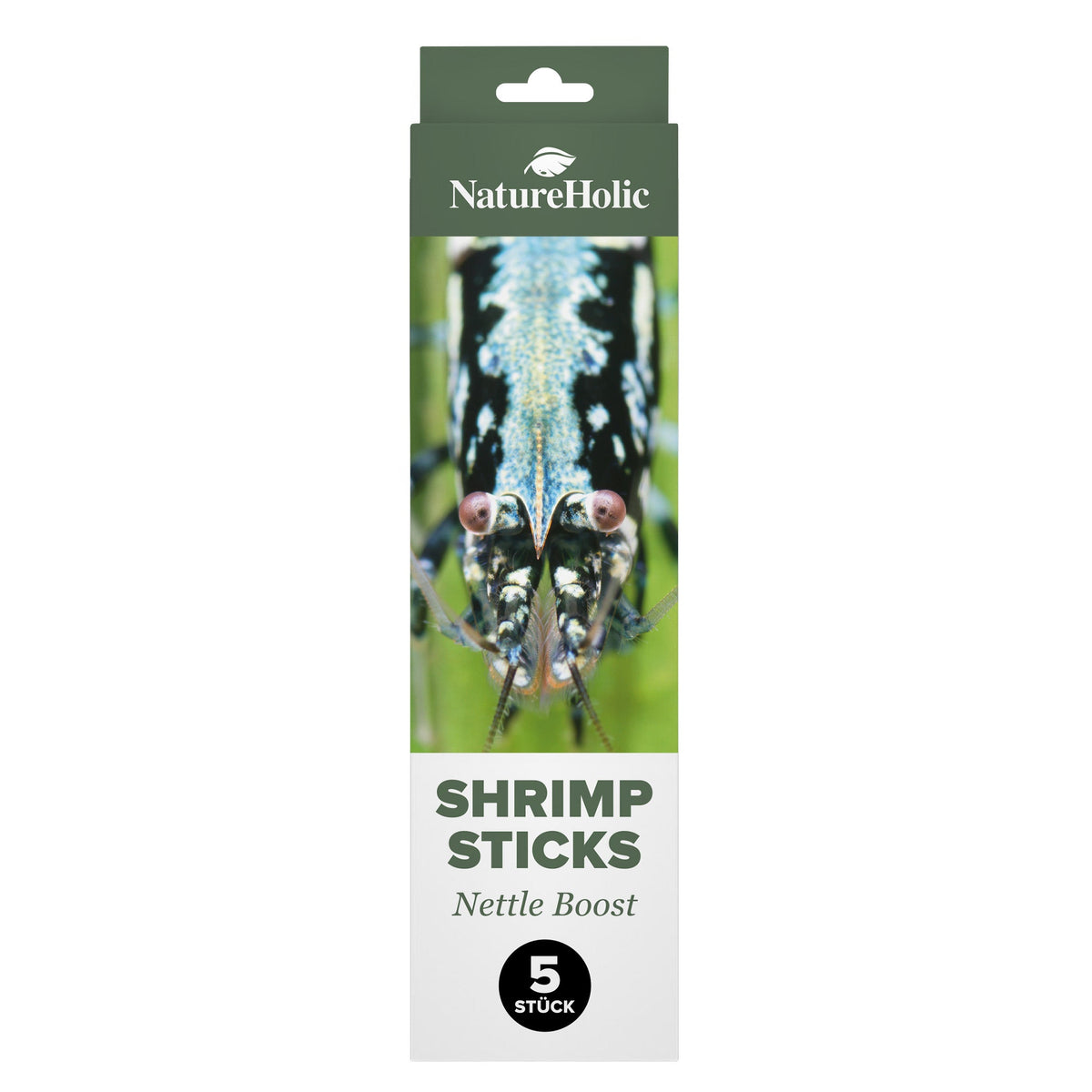 NatureHolic - Garnelen Lollies „Brennnessel Boost“ - 5 Lollis fürs Aquarium
