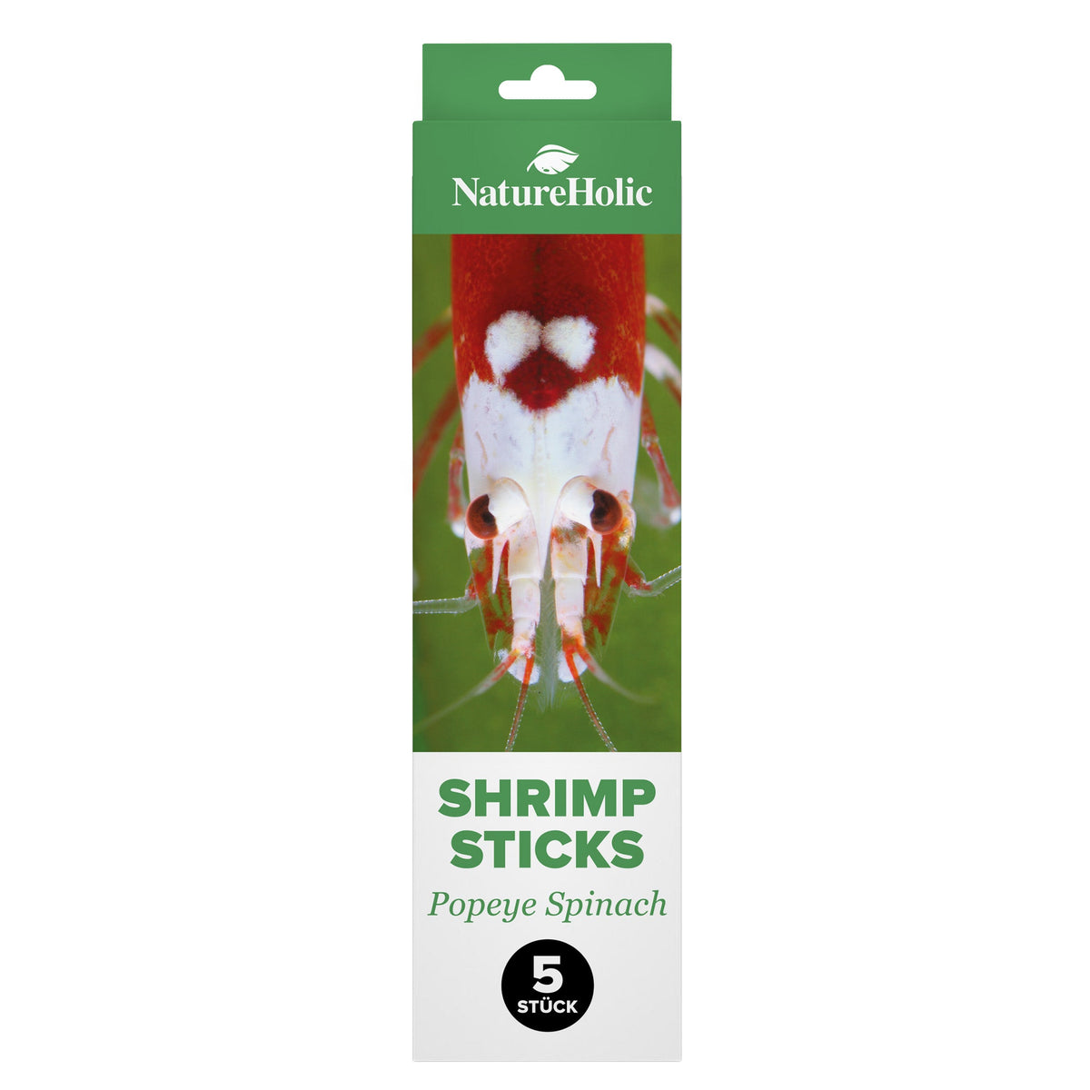 NatureHolic - Garnelen Lollies „Popeye - Spinat“ - 5 Lollis fürs Aquarium