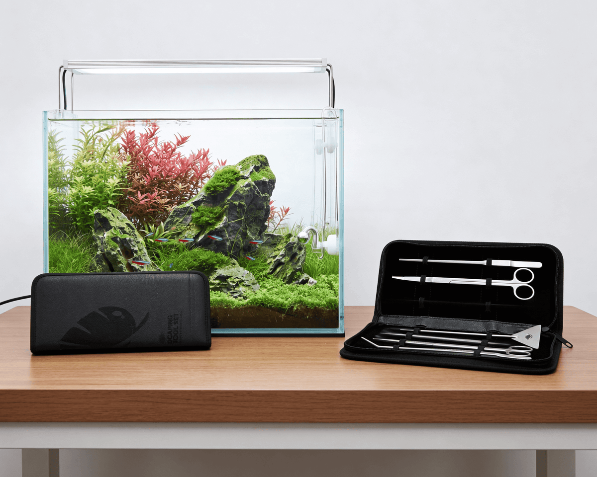 NatureHolic Aquascaping Set silver - fünfteiliges Tool Set